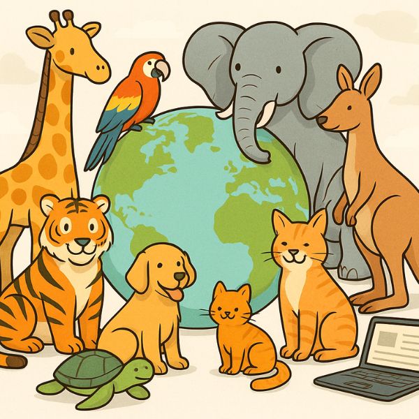 Quiénes Somos Animales alrededor del Mundo