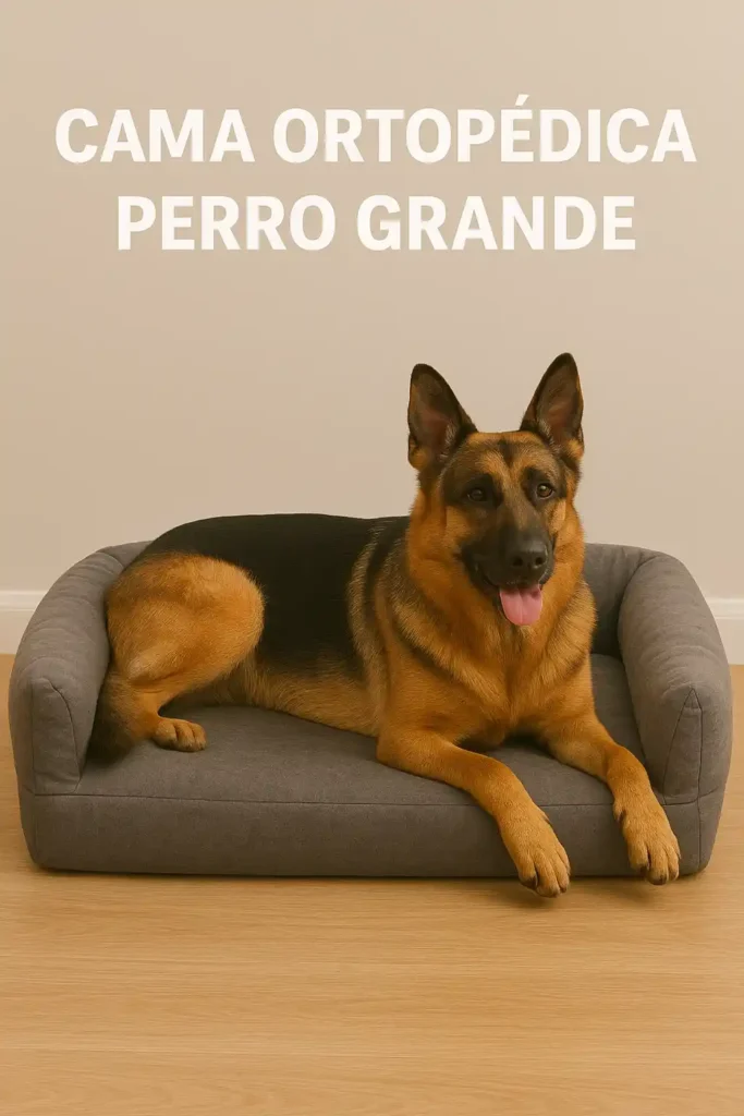 ¿Cuál es la sorprendente mejor cama para perros según su tamaño? 7 claves imprescindibles Cama ortopédica rectangular para perro grande, siendo la mejor cama para perros según su tamaño
