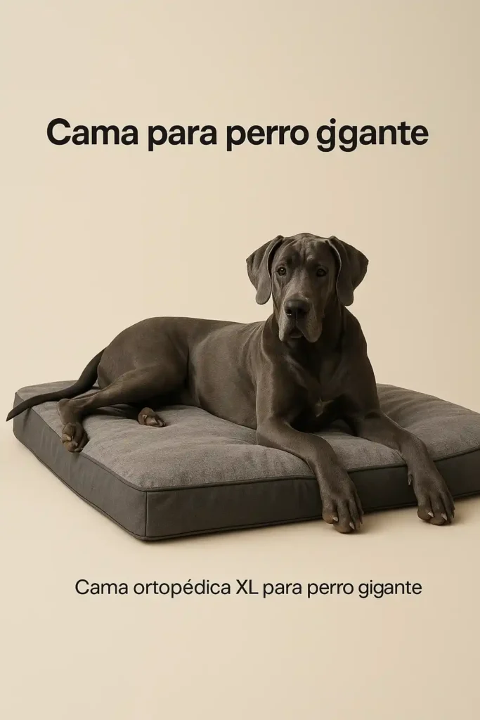 ¿Cuál es la sorprendente mejor cama para perros según su tamaño? 7 claves imprescindibles Cama ortopédica XL para perro gigante