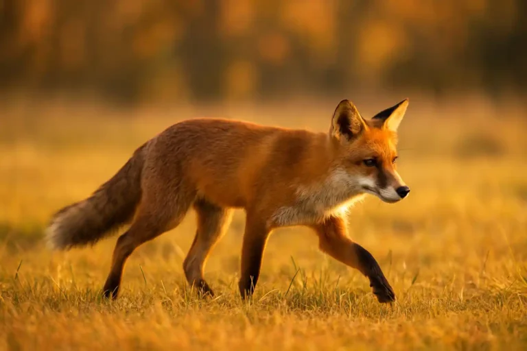 El Zorro Rojo de Europa: 10 Secretos Asombrosos que Te Dejarán Sin Aliento El Zorro rojo de Europa en un bosque al atardecer, mostrando su belleza y conexión con la naturaleza.