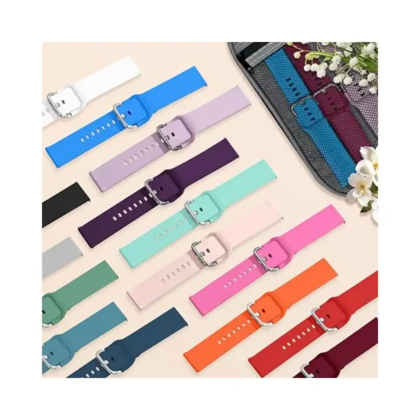 Correas de silicona con funda de almacenamiento para Samsung Galaxy Watch