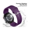 Paquete de 15 Correas de Silicona sin huecos compatibles con Samsung Galaxy Watch