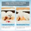 🐾 Juguete Calmante para Perros y Gatos – Con Latido, Respiración y Calor