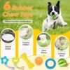 Pack de Juguetes para Cachorros – 25 Unidades- Mordedores, Peluches con Sonido, Pelota de Premios y Cuerdas Resistentes (Perros Pequeños)