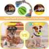 Pack de Juguetes para Cachorros – 25 Unidades- Mordedores, Peluches con Sonido, Pelota de Premios y Cuerdas Resistentes (Perros Pequeños)