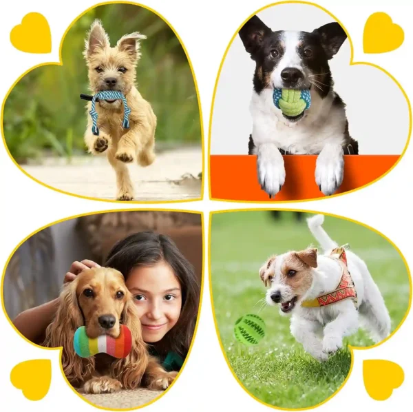 Pack de Juguetes para Cachorros – 25 Unidades- Mordedores, Peluches con Sonido, Pelota de Premios y Cuerdas Resistentes (Perros Pequeños)