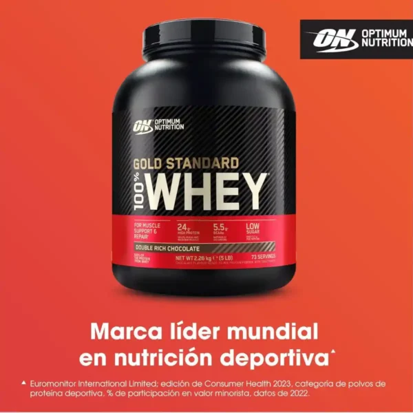 Proteína Whey Optimum Nutrition Gold Standard 100% – Doble Chocolate 2.26kg