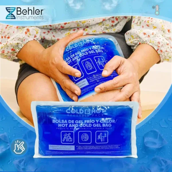 Bolsa de Gel Frío Calor Reutilizable 26x15 cm – Terapia de Dolor y Lesiones