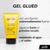 ot2b Spiking Gel Glued 150 ml – Gomina Extrafuerte para Hombres. Ultrafuerte, Resistente al Agua y al Sudor