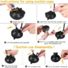 Juguete Interactivo para Gatos 4 en 1 – 12 Piezas con Cañas, Plumas y Accesorios para Puerta y Succión