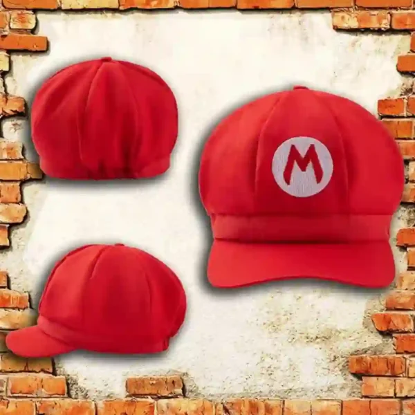 Disfraz Super Bros para Adultos con Accesorios – Sombrero, Bigote, Guantes y Tirantes para Cosplay o Fiestas