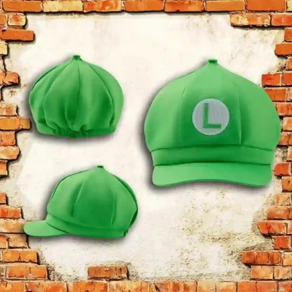 Disfraz Super Bros para Adultos con Accesorios – Sombrero, Bigote, Guantes y Tirantes para Cosplay o Fiestas