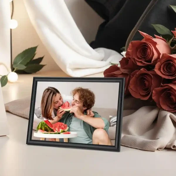 Ditwis Juego de 4 Marcos de Fotos 13x18 cm Negro: Decoración Clásica para Pared o Mesa