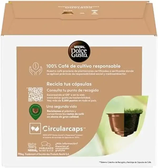 Cápsulas de Café NESCAFÉ Dolce Gusto Cortado: 90 Cápsulas de Café Intenso con Notas a Almendra Tostada